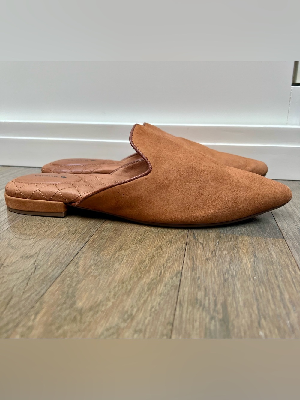 Birdies The Lark Brown Suede Slide Mules Womens Size 8.5 Comfort Slip On Shoes - Picture 6 of 8